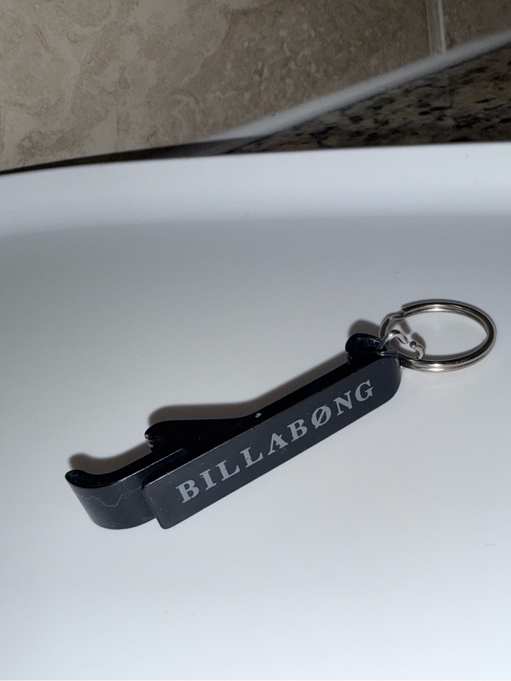 🌊 Billabong Black Bottle Opener Keychain